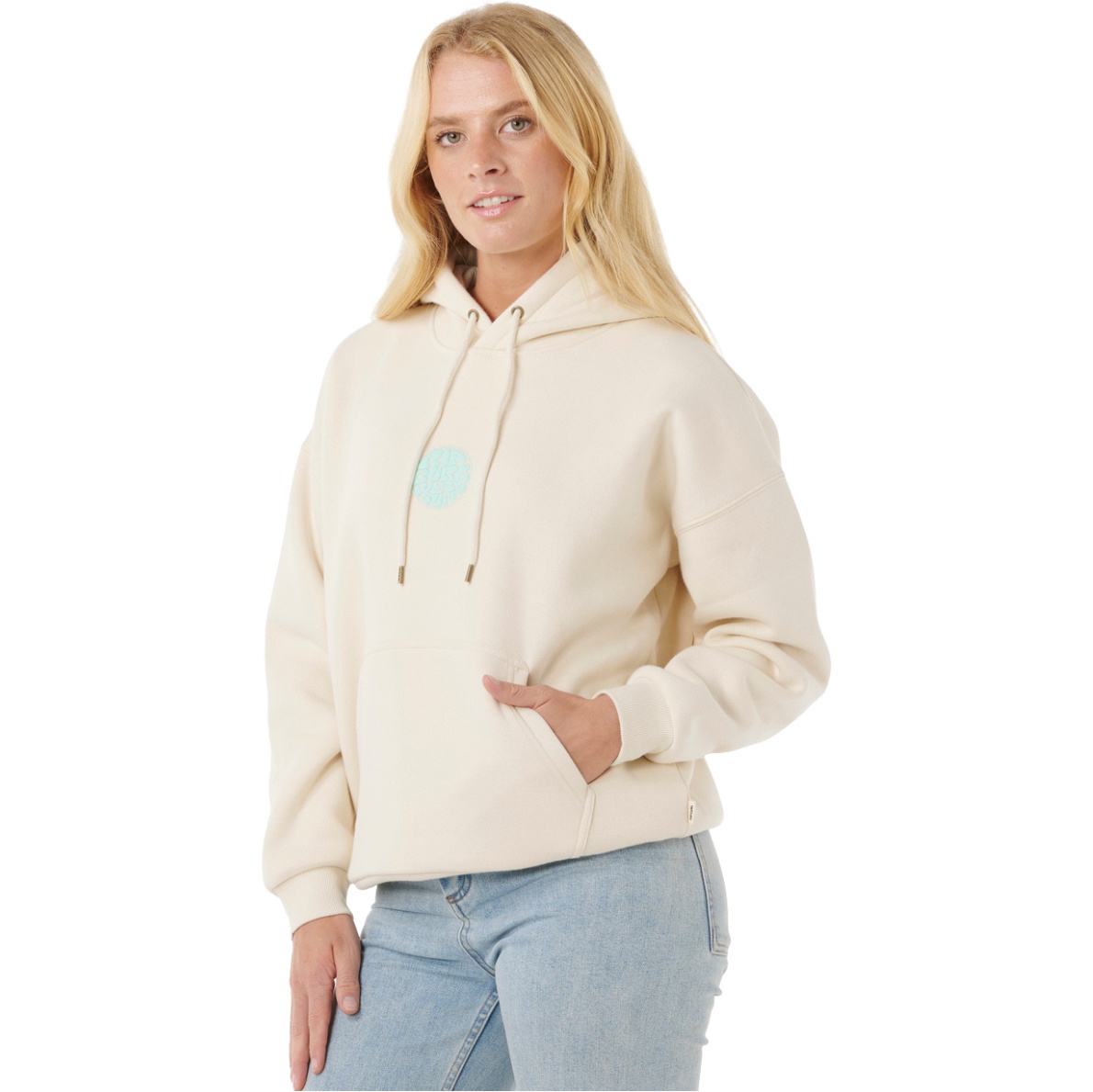 2025 Rip Curl Dame Icons Of Surf Heritage Hættetrøje 06NWFL - Shell